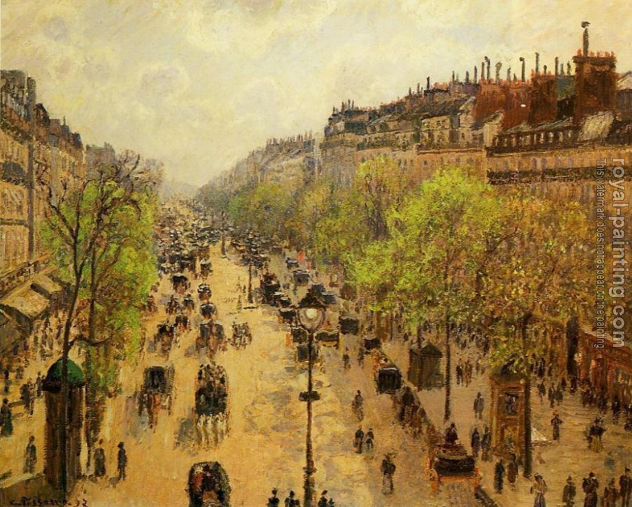 Camille Pissarro : Boulevard Montmartre, Spring